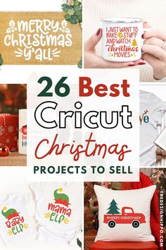 the best cricut christmas projects to sell