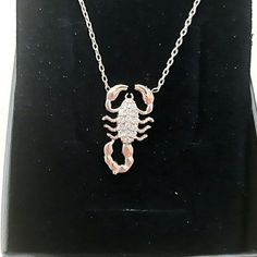 Scorpio Necklace, 925 Sterling silver Scorpion Necklace, Valentine's Day gift, Necklace for Women, Gift for Her, Sale925 sterling silverZircon stone45 cm chainRosegold plated Scorpion Necklace, Scorpio Necklace, Necklace Opal, Valentines Necklace, Necklace For Women, Scorpion, Gift Necklace, Valentine Day Gifts, Womens Necklaces