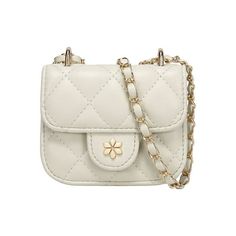 Quilted Mini Cross Body Bag - PU Vegan leather Size:  l .  Color: Off-White.  Gender: unisex.  Age Group: adult. Chic Leather Satchel, Portable Beige Leather Shoulder Bag, Straw Beach Tote, Mini Cross Body Bag, Flap Backpack, Mini Cross, Leather Shoulder Handbags, Leather Handbags Tote, Beach Tote Bags