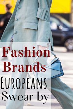 This magnificent list of the most popular fashion brands in Europe have helped me build an elegant wardrobe from scratch ! Expensive Brands Clothes, Uk Clothing Brands, Wardrobe From Scratch, European Clothing Brands, British Clothing Brands, European Clothing, Elegant Wardrobe, Popular Clothing Brands, Classy Wardrobe