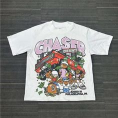 Bag Chaser T-Shirt Big Print Fast Shipping $35 Lowest I Can Do Custom Deadstock Hit Me With Questions Old Y2k, College Basketball Shirts, Nike Winter Jackets, T Shirt Graphics, Hipster Tshirts, Fashion Tshirt, Art Study, T Shirts Design, Fashion Shirts