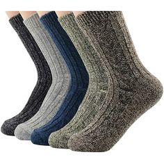 Zando Warm Wool Socks for Women Winter Vintage Knit Socks Comfort Casual Cotton Crew Socks Stocking Gifts for Women. Notice: 1.Our women winter warm socks are made of 35% wool,29% cotton and 36% polyester. The women wool socks are very soft.Keeping your feet warm and healthy during cold weather is important to your health,which is why we need soft,thick warm socks. 2.Hand wash,Do not machine wash or tumble dry. 7.Color differences allowed for light effects. About US: Zando will always stick to t Womens Wool Socks, Merino Wool Socks, Cashmere Socks, Soft Sock, Cozy Socks, Winter Socks, Socks For Women, Warm Socks, Wool Socks