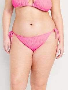 side ties elasticized waist elasticized leg openings fitted low coverage models are approx.  5'9" and wear sizes s (4), l (12), and xl (18)machine wash according to the care instruction label Swim Bottoms, Toddler Boys, String Bikinis, Mid Rise, Old Navy, Swimming, Models, Plus Size, Navy