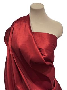 "Stretch Taffeta  58/59 inches wide  ruby red    Stretches with the grain  No stretch across the grain When using this fabric, always cut garment with the stretch across the body  multiple yards purchased for this listing will be continuous cuts of yardage.     * Width: \"58/59 \" wide      * Length per listing: 1 yard     * Price per yard is $12.99     * Type: Stretch Taffeta     * Color: ruby red      * Weight:  8 oz's     * Content: 58% nylon/38% polyester/4 % spandex       * Care: wash and d Elegant Red Fabric For Formal Occasions, Elegant Red Fabric For Wedding, Elegant Red Wedding Fabric, Fitted Solid Color Fabric For Formal Occasions, Fitted Solid Fabric For Formal Wear, Formal Solid Fitted Fabric, Wedding Western, Yard Wedding, Red Fabric