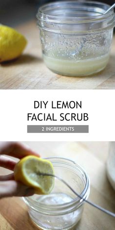 2 Ingredient Lemon Sugar Facial Scrub | New Nostalgia Sugar Facial Scrub, Lemon Facial, Lemon Sugar Scrub, Coffee Face Scrub, Sugar Scrub For Face, Skin Renewal, Homemade Products