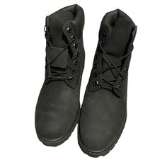 Timberland Premium 6 In Waterproof Boot Black Nubuck Size 9.5 Timberland Premium, Black Timberlands, Timberlands Shoes, Timberland Mens, Waterproof Boots, Black Boots, Men's Shoes, Shoe Boots, Man Shop