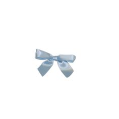 a blue bow on a white background