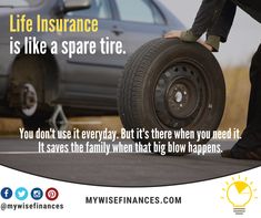 a man holding a tire on the side of a road next to a parked car