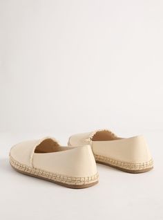 FIT Extra wide width (WW): Our unique fit gives you extra wide width and extra room around your whole foot. Extra cushioned footbed. MATERIALS + CARE Man-made materials. . Imported. DETAILS Fabric upper. . Espadrille sole. . The best plus size women's Slip On Espadrille (WW) Shoes in natural made of suede. Rock your look from Torrid to Festivals like Coachella and Lollapalooza, a concert, a show, or just for fun! Disney Leggings, Slip On Espadrilles, Unique Fits, Shoes For Leggings, Extra Room, Just For Fun, Shoes Flats, Espadrilles, Shoe Accessories