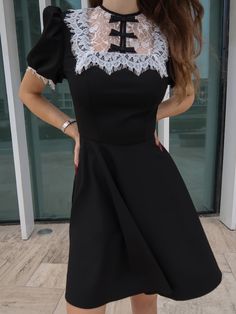 Elegant Mini Dress, Basic Tools, Online Fashion Store, Romantic Dress, Lace Collar, Dress With Lace, Everyday Dresses, Online Fashion Stores, Collar And Cuff