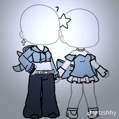 two people standing next to each other with speech bubbles above their heads and one person holding the other's hand