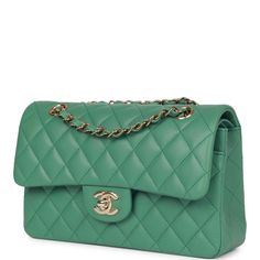 Designer Flap Shoulder Bag With Cc Turnlock Closure, Luxury Flap Bag With Cc Turnlock Closure For Travel, Luxury Double Flap Bag With Cc Turnlock Closure, Luxury Crossbody Flap Bag With Cc Turnlock Closure, Elegant Green Bag With Double Flap, Luxury Green Double Flap Bag, Travel Double Flap Bag With Cc Turnlock Closure, Travel Flap Bag With Cc Turnlock And Double Flap, Elegant Green Double Flap Bag