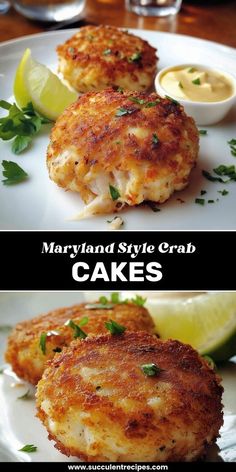 Try Baked Maryland Style Crab Cakes for a healthier twist on a beloved dish! These delicious crab cakes are oven-baked to perfection, keeping them light while still delivering that signature Maryland flavor. Shrimp Crab Cakes, Simple Crab Cakes, Crab Balls Recipe Baked, Simple Crab Cakes Recipe, Crab Cakes Baked In Oven, Can Crab Recipes, Chinese Crab Casserole, Cooked Crab Recipes