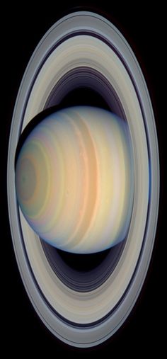 saturn's rings are shown in this image from nasa