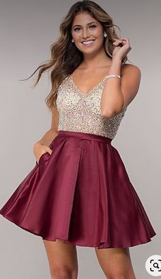 Dresses For School Dances Middle School, Dresses For School Dances, Dresses For School, Celebrity Prom Dresses, Pretty Dresses Casual, Dress Shops, Dresses By Pattern, Hoco Dresses Short, Winter Formal Dresses