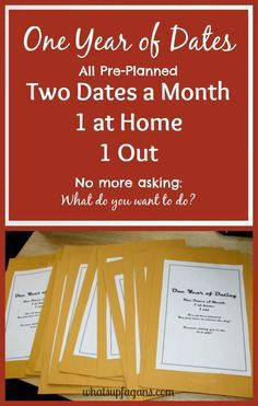 two dates a month at home 1 out no more asking what do you want to do?