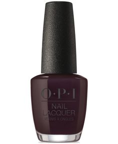 Find OPI Nail Lacquer on Editorialist. Nail lacquer is the original nail polish formula that reinvented quality nail color, your top choice if you enjoy updating your manicure weekly. Lincoln Park After Dark, New Nail Colors, Nail Base Coat, Dark Nail, Dark Nail Polish, Opi Nail Colors, Nail Time, Nail Shimmer, Toenail Polish