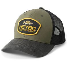 Providing lightweight sun protection with a classic fit, this hat is perfect for everyday work or play. Six-panel Trucker Hat For Camping, Breathable 5-panel Trucker Hat For Camping, Casual 5-panel Trucker Hat With Logo Patch, 5-panel Trucker Hat With Logo Patch For Camping, Adjustable Camouflage 5-panel Trucker Hat, Velcro Straps, Sun Protection, Trucker Hat, Hats