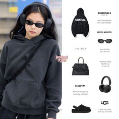 Jennie Closet, Hoverboard Girl, Kpop Closet, Clothing Studio, Outfit Hoodie, Casual Professional, Stylish Work Attire, Classy Work Outfits