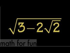 a black background with the word math for fun written in yellow