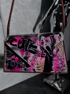 Discover the perfect blend of elegance and personalization with our Custom Hand-Painted Women's Handbag. Each piece is meticulously crafted to be a unique expression of your creativity and style. This bag not only promises durability but also serves as a canvas for any design you envision. Whether it's a cherished memory, favorite quote, or intricate pattern, I bring your ideas to life with expert craftsmanship. Ideal for gifting, this bespoke handbag ensures an unforgettable and meaningful gest Cheap Artistic Bags With Graphic Print, Artistic Bags With Artwork At Cheap Price, Cheap Artistic Bags For Personal Use, Luxury Hand Painted Shoulder Bag, Luxury Hand Painted Shoulder Bag As Gift, Luxury Hand Painted Satchel Bag, Luxury Hand Painted Women's Bags, Custom Made Handbags, Luxury Hand Painted Satchel Shoulder Bag