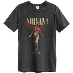 Camisa Rock, Nirvana Tshirt, Living In New York, Band Shirts, New Classic, Charcoal Color