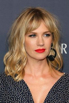 Dirty Blonde Hair Color Ideas, Dirty Blonde Hair, Lob Haircut, Kirsten Dunst, Red Lipstick, Hair Envy, Celebrity Hairstyles