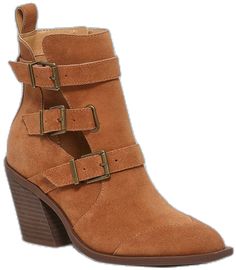 Western Block Heel Boots For Fall, Western Boots With Block Heel For Fall, Fall Ankle Boots With Stacked Heel, Fall Boots With Reinforced Heel And High Ankle, High Ankle Suede Booties For Fall, Trendy Suede Boots For Fall, Casual High Ankle Heeled Boots For Fall, Brown Moto Boots With Stacked Heel For Fall, Fall Ankle-high Boots With Reinforced Heel