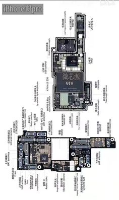 an image of the back side of a cell phone with parts labeled in english and chinese