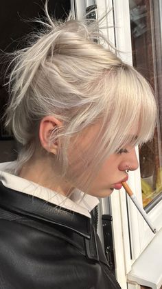 Hair Inspo Color, Dream Hair, Platinum Blonde, Aesthetic Hair, White Hair, Pretty Hairstyles, Hair Looks, Hair Goals, New Hair