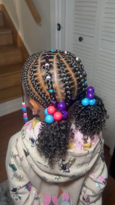 Pure protecting fashion for little women- #Girls #Natural #Protective #style Check more at https://howcandothis.com/hairstyleideas/pure-protecting-fashion-for-little-women/ Braided Styles With Beads, Appointments Available Next Week, Rubber Band Hairstyles For Kids, Girls Braided Hairstyles Kids, Band Hairstyles, Cornrow Designs