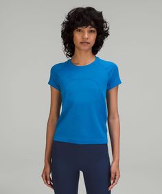 Swiftly Tech Short-Sleeve Shirt 2.0 *Race Length | Women's Short Sleeve Shirts & Tee's | lululemon Lululemon Short Sleeve Athleisure Activewear, Lululemon Technical Yoga Tops, Fitted Lululemon Activewear Short Sleeve, Lululemon Athleisure T-shirt For Workout, Lululemon Technical Tops For Yoga, Lululemon Go-dry Tops For Running, Lululemon Athleisure Workout T-shirt, Lululemon Fitted Short Sleeve Activewear, Lululemon Sporty Moisture-wicking T-shirt