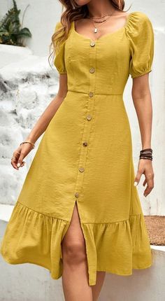 Simple Frock Design, Long Gown Design, Casual Frocks, Simple Frocks, Frock For Women, Stylish Short Dresses, Modest Dresses Casual, Designer Dresses Casual, Frock Design