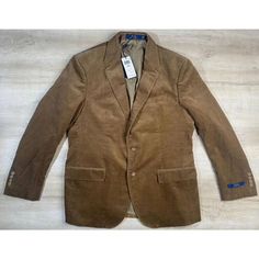 Nwt Polo Ralph Lauren Mens Brown Corduroy Blazer Jacket Sport Coat Size : 44r I Will Ship This Item Out Via Usps First Class 2-3 Day Mail With A Tracking Number For Confirmation I Ship Items Out Every Day So Expect A Quick Delivery! Please Feel Free To Ask Any Questions You May Have I Answer Most Questions Instantly! This Item Is %100 Authentic. We Are Not Affiliated The Brand/Manufacturer Of This Product And Make No Guarantees Expressed Or Implied That The Brand/Manufacturer Will Honor Any Part Corduroy Sport Coat With Long Sleeves For Business, Classic Corduroy Sport Coat For Business, Fitted Corduroy Business Outerwear, Corduroy Single Breasted Sport Coat For Business, Classic Corduroy Business Blazer, Classic Corduroy Blazer For Business, Brown Corduroy Blazer, Ralph Lauren Suits, Jacket Sport