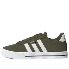 Adidas Neo Daily 3.0 Shoes 'Olive Green' GW1916 (SNKR/Cozy/Skate/Low Top/Wear-resistant) Adidas Green Sneakers With Vulcanized Sole, Adidas Green Skate Shoes With Boost Midsole, Adidas Green Low-top Skate Shoes, Olive Sporty Sneakers With Rubber Sole, Sporty Olive Sneakers With Rubber Sole, Adidas Green Skate Shoes With Logo, Green Adidas Skate Shoes With Logo, Adidas Green Sneakers For Skateboarding, Adidas Green Skate Shoes For Skateboarding