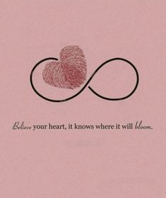 a pink background with an image of a fingerprint in the shape of a heart