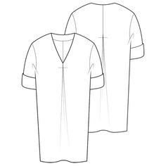 the front and back view of an unisex scrub top, with short sleeves