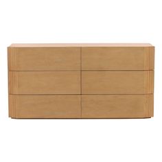 the sideboard is made from wood and has four drawers