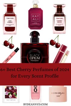 cherry perfumes Luxury Perfume Aesthetic, Layering Perfume, Fragrance Quotes, Aesthetic Fragrance, Fragrance Aesthetic, Cherry Fragrance, Fragrance Quote, Perfume Layering