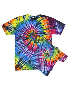 Unisex Tie Dye T-shirt for Baby, Toddler, Youth and Adults This soft and comfortable Premium Quality Unisex T-shirt is available in a large variety of sizes. The Tie Dye T-shirts are comfortable, breathable and durable for longer use and multiple wears. They are made in 100% Ringspun combed cotton. They feature double needle stitch on the sleeve and bottom opening for durability.  Tie Dye These unique tie dyes are done by hand, meaning that there will be a variance in the coloring of the shirts. If you are looking to stand out in the crowd these beautiful hand made tie dyes are for you. They are made with high quality dye meaning that the colors will not run or fade in the wash giving you more wear and bright vibrant colors in your shirt. Fun Matching shirts for the family at great price f Fun Multicolor Pre-shrunk T-shirt, Colorful Playful Short Sleeve T-shirt, Playful Multicolor Crew Neck T-shirt, Playful Multicolor Rainbow Print T-shirt, Playful Tie Dye Short Sleeve T-shirt, Playful Tie-dye Short Sleeve T-shirt, Multicolor Summer Birthday Shirt, Fun Tie-dye Pre-shrunk Top, Fun Tie Dye Pre-shrunk Top