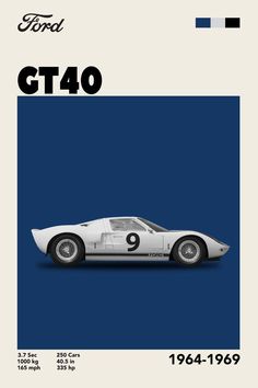 the original poster for ford gt40