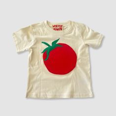 Tomato Tee | All Small Co – All Small Co. Quote T Shirt, Creative T Shirt Design, Christmas T Shirt Design, Tshirt Design Inspiration, Shirt Design Inspiration, Baby Princess, Unique Shirt, Founding Fathers, Sweater Set