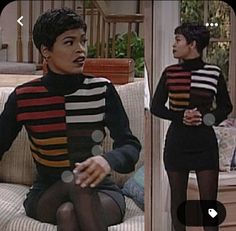 Nia Long Fresh Prince, Fresh Prince Outfits, 90s Fresh Prince, Prince 90s, Prince Outfits, Hilary Banks, Ashley Banks Outfits, Black 90s Fashion, Prince Clothes