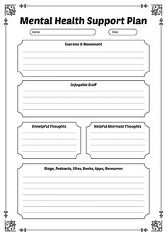 16 Coping Depression Worksheets - Free PDF at worksheeto.com Mental Health Activity, Coping Skills Worksheets, Therapy Questions, Anger Management Worksheets, Cbt Worksheets, Behavior Charts, Stuff To Print