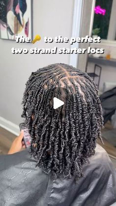 2 Strand Starter Locs Styles, Two Strand Twist Locs Starter, Different Starter Loc Methods, Starter Loc 2 Strand Twist, Two Strand Twist Starter Locs On Fine Hair, Women Starter Locs Styles, Extra Small Starter Locs, Starter Locs With Twist, 2 Strain Twist Locs