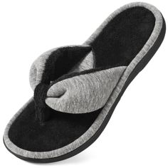 PRICES MAY VARY. ℹ️ Size Tip: We strongly suggest you get ONE SIZE UP for more comfortable. Cozy Insole: Premium memory foam with two levels of sponge can offer cloud-like comfort with every step you take. Just relieve pressure after a long day hard work, enjoy walking with this fit. Different Design: Adjustable toe post and thong upper let you find the ideal comfort zone for your feet. Covered with breathable and quick dry velvet upper, keep your feet away from sweat. Handle Outdoor Wear: Anti- Open Toe Slippers, Clogs Style, Slip And Slide, Slippers Cozy, Flip Flop Slippers, House Shoes, Slides Shoes, House Slippers, Outdoor Wear