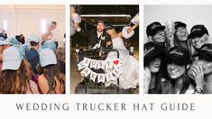 the wedding trucker hat guide