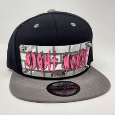 Personalized Custom Snapback Hat Six Panel Flat Bill Snap Back Hat Cap with Laser Cut Graffiti Letters, Custom Made to Order, Comfortable and Unique, Great Gift, an Exclusive CreationThe snapback is new with tags, high quality, unique, and #1 Hear Wear. Great Personalized Gift - It's a "Everything" gift and great for birthdays, holidays, graduation, parties, everyday wear, special occasions, etc. The hat is a personalized item. Please let us know what name you would like engraved in the "persona Snap Backs, Graffiti Lettering, Snapback Hats, Personalized Custom, Trucker Hat, Everyday Wear, Black And Grey, Personalized Gifts, Great Gifts