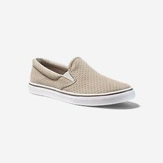 Women's Haller Slip-on | Eddie Bauer Summer Slip-ons For Streetwear, Spring Cotton Slip-ons With Rubber Sole, Casual Canvas Slip-ons For Streetwear, White Canvas Slip-ons For Summer, Spring Cotton Slip-on Sneakers With Rubber Sole, Comfortable Summer Streetwear Slip-ons, Cotton Slip-ons With Rubber Sole, Comfortable Summer Slip-ons For Streetwear, Casual Everyday Summer Sneakers