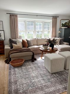 the living room is clean and ready for us to use in its new owner's home